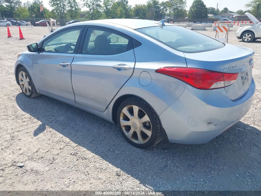 2012 Hyundai Elantra Limited (Ulsan Plant) VIN: KMHDH4AE8CU487078 Lot: 40090298