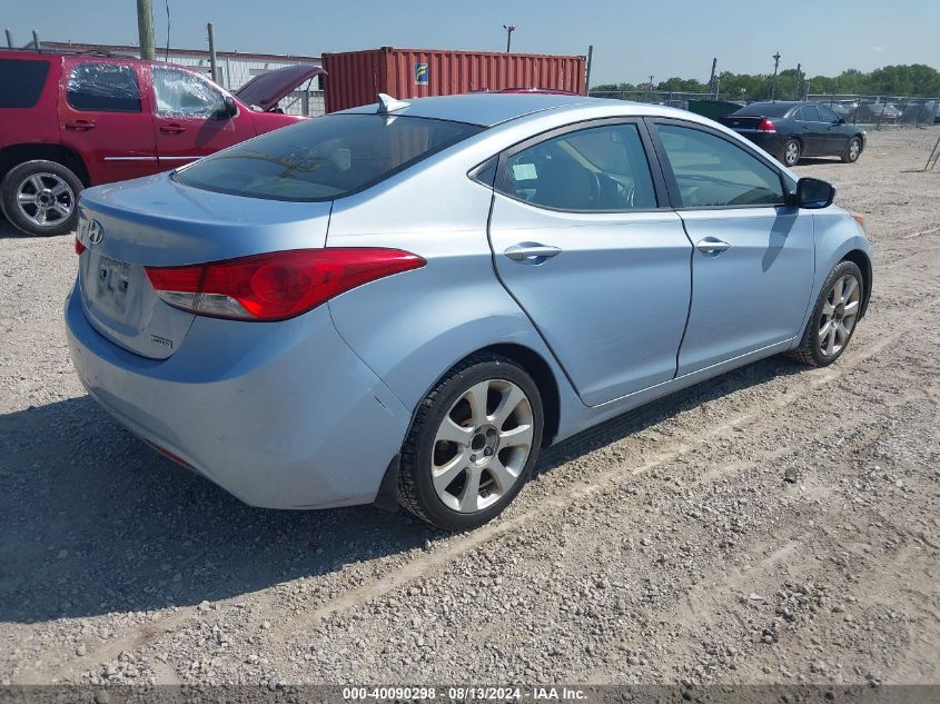 2012 Hyundai Elantra Limited (Ulsan Plant) VIN: KMHDH4AE8CU487078 Lot: 40090298