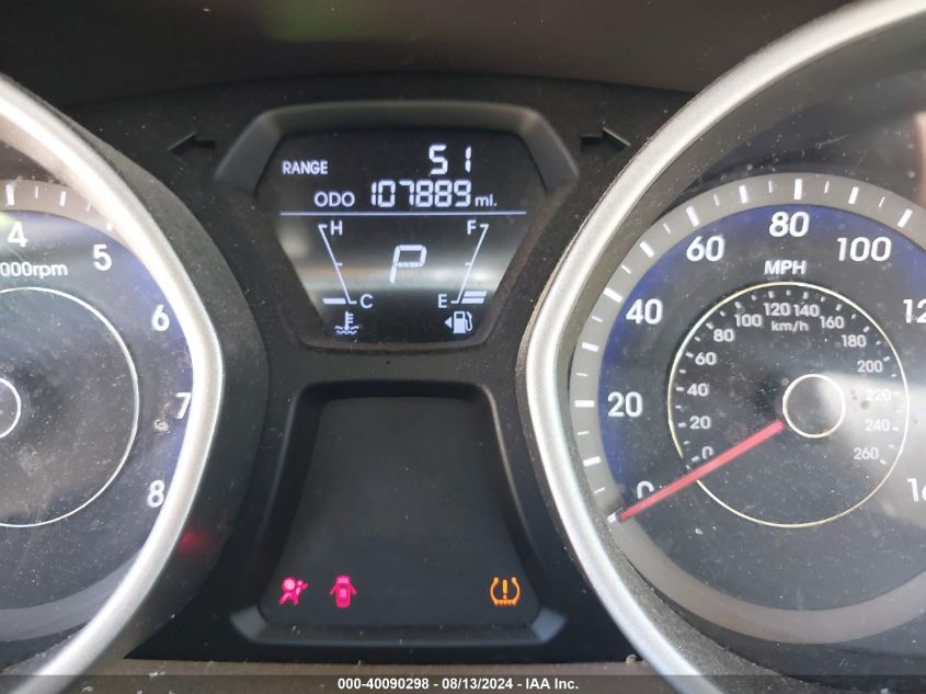 2012 Hyundai Elantra Limited (Ulsan Plant) VIN: KMHDH4AE8CU487078 Lot: 40090298