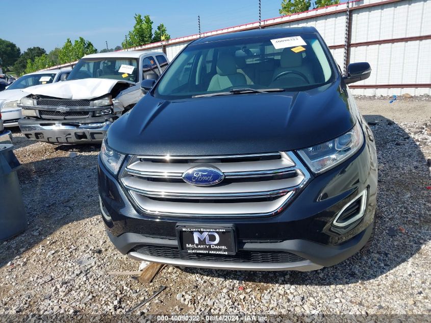 2015 Ford Edge Titanium VIN: 2FMTK3K82FBC17385 Lot: 40090322