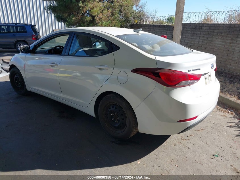 2016 HYUNDAI ELANTRA SE - 5NPDH4AE7GH711364
