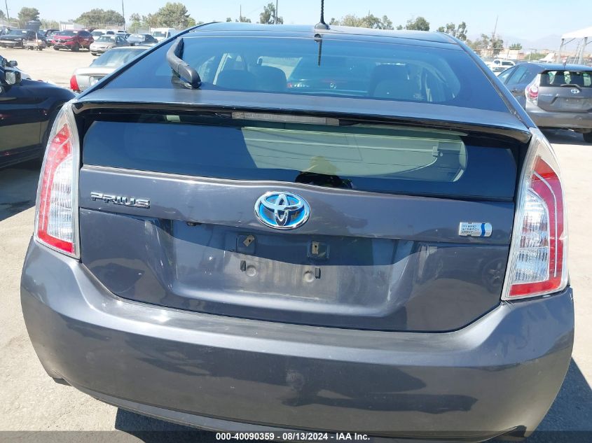 2014 Toyota Prius Three VIN: JTDKN3DU9E0373697 Lot: 40090359