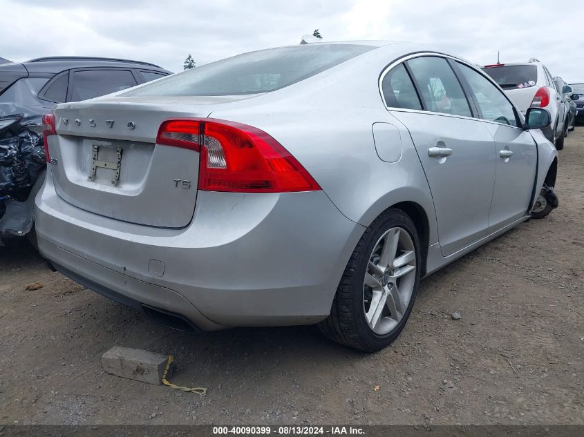 2015 Volvo S60 T5 Premier VIN: YV140MFBXF1307948 Lot: 40090399