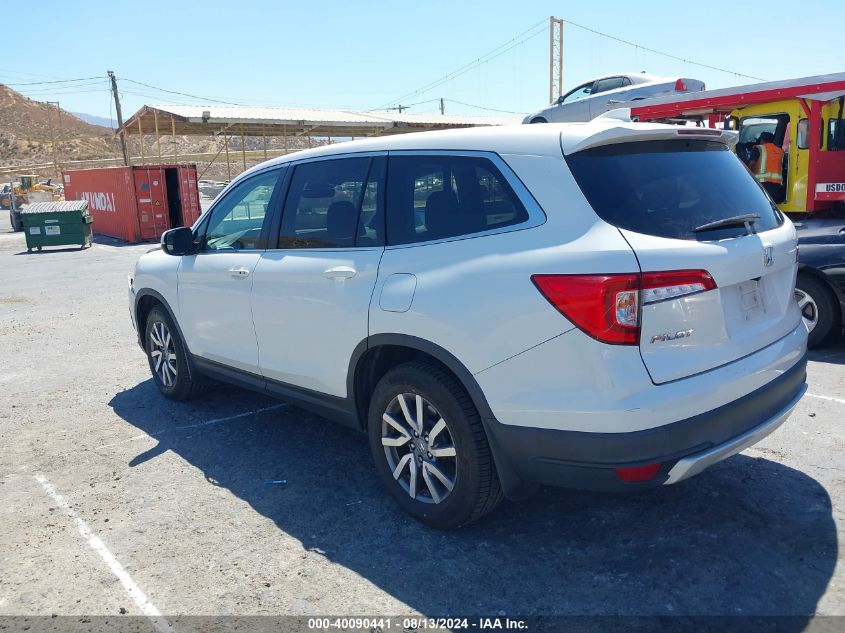 2020 Honda Pilot 2Wd Ex-L VIN: 5FNYF5H53LB014933 Lot: 40090441