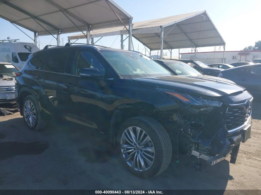 2023 TOYOTA HIGHLANDER HYBRID LIMITED/HYBRID PLA - 5TDEBRCH7PS124215