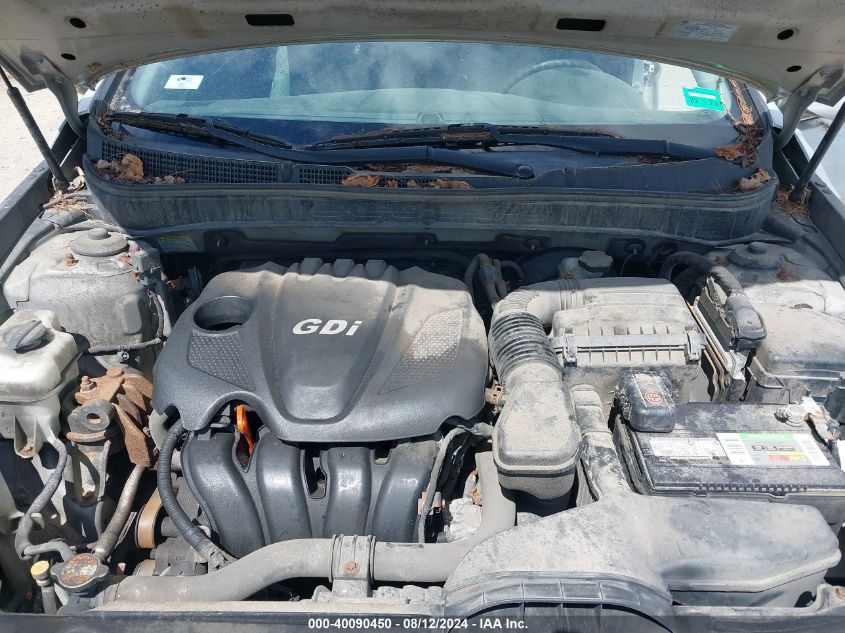 2013 Hyundai Sonata Gls VIN: 5NPEB4AC6DH522544 Lot: 40090450