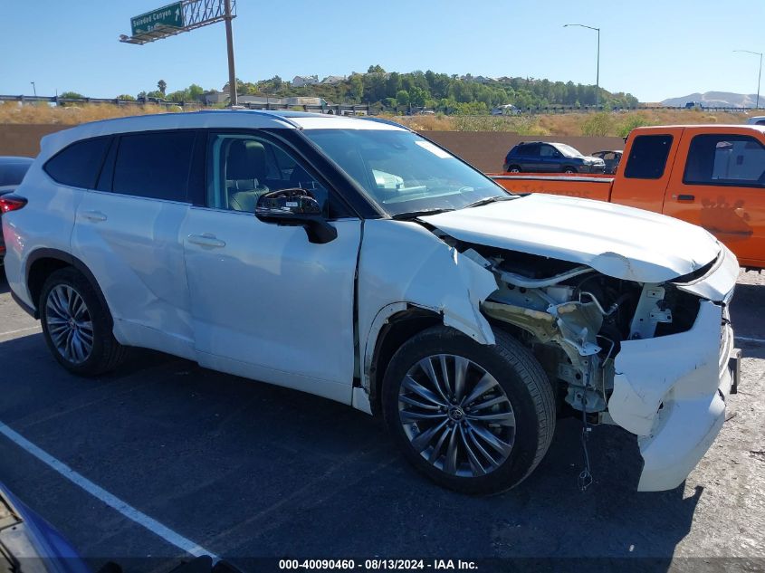 2021 Toyota Highlander Platinum VIN: 5TDFZRAH0MS061862 Lot: 40090460