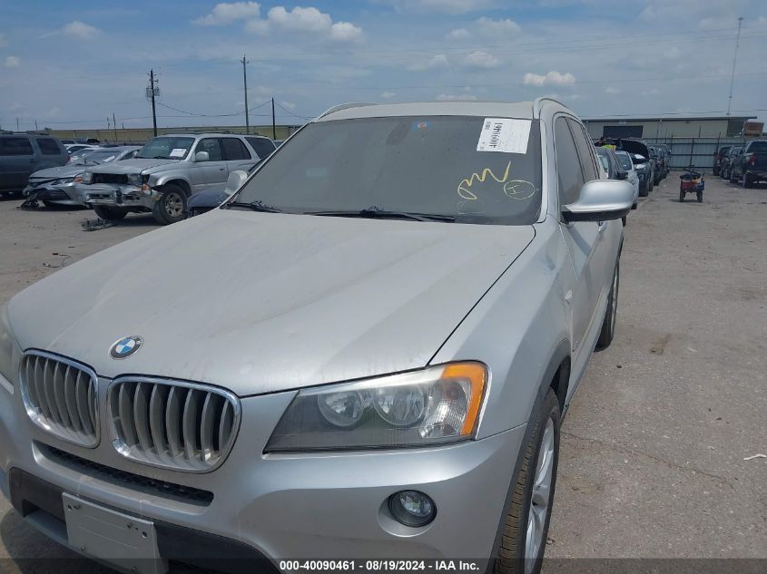 2012 BMW X3 xDrive28I VIN: 5UXWX5C56CL725629 Lot: 40090461