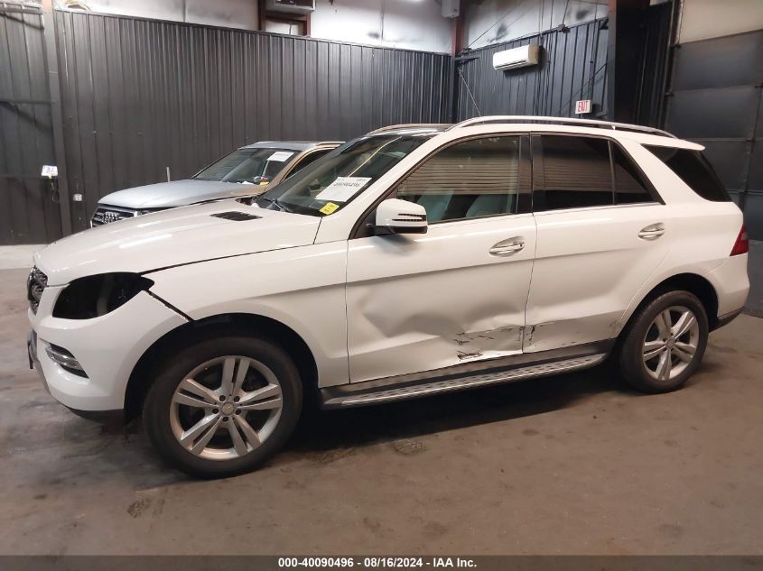 2015 Mercedes-Benz Ml 350 4Matic VIN: 4JGDA5HBXFA530993 Lot: 40090496