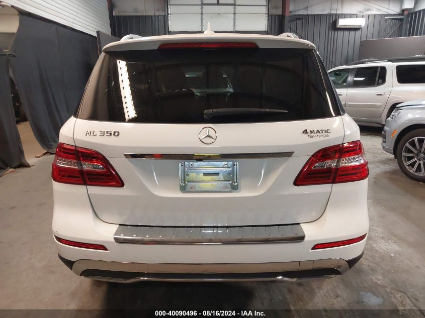 2015 Mercedes-Benz Ml 350 4Matic VIN: 4JGDA5HBXFA530993 Lot: 40090496