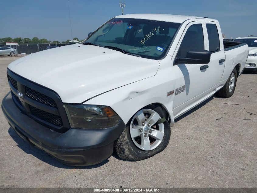 2017 Ram 1500 Tradesman Quad Cab 4X4 6'4 Box VIN: 1C6RR7FT8HS588289 Lot: 40090498