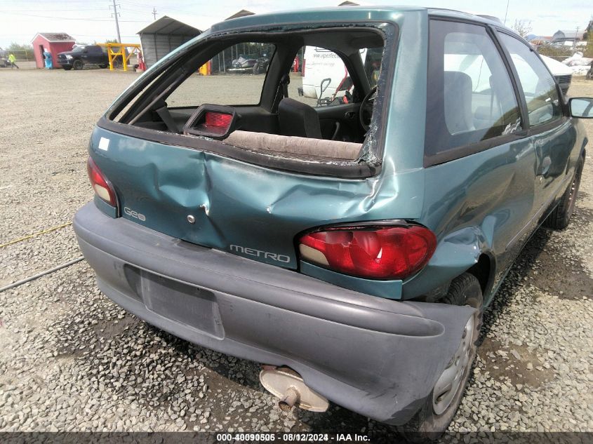 1997 Geo Metro VIN: 2C1MR2265V6767584 Lot: 40090505