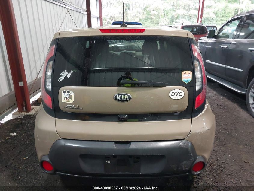 2015 Kia Soul + VIN: KNDJP3A58F7190741 Lot: 40090557