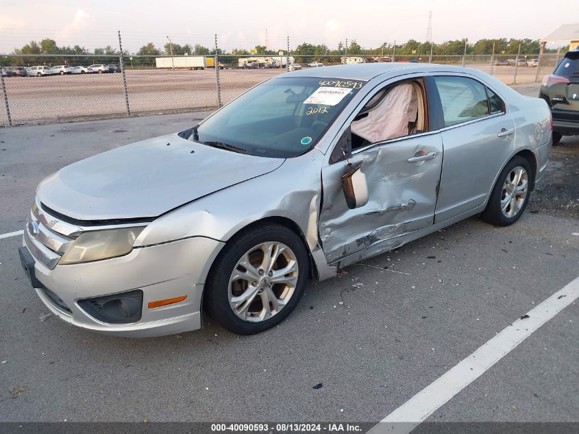 2012 Ford Fusion Se VIN: 3FAHP0HA4CR110233 Lot: 40090593