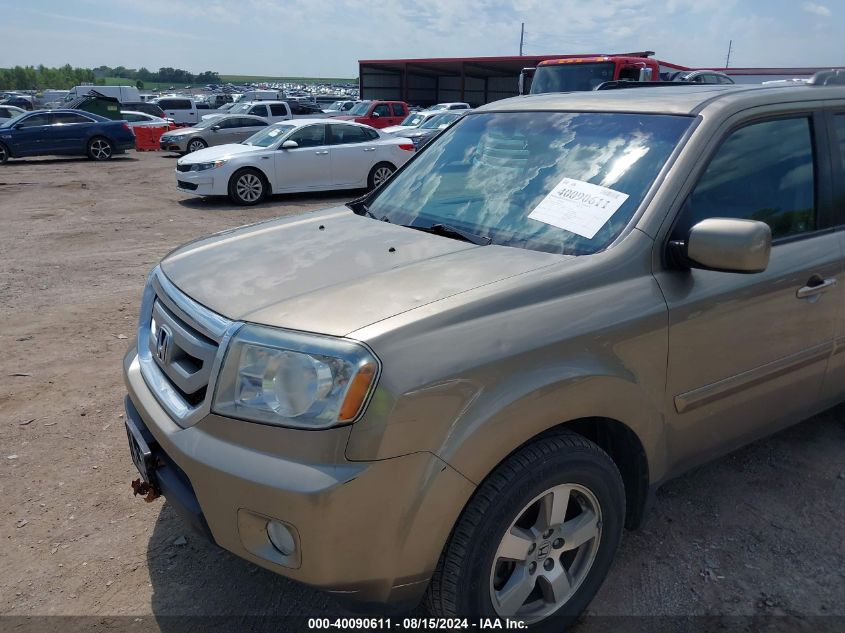 2011 Honda Pilot Ex-L VIN: 5FNYF4H59BB076037 Lot: 40090611