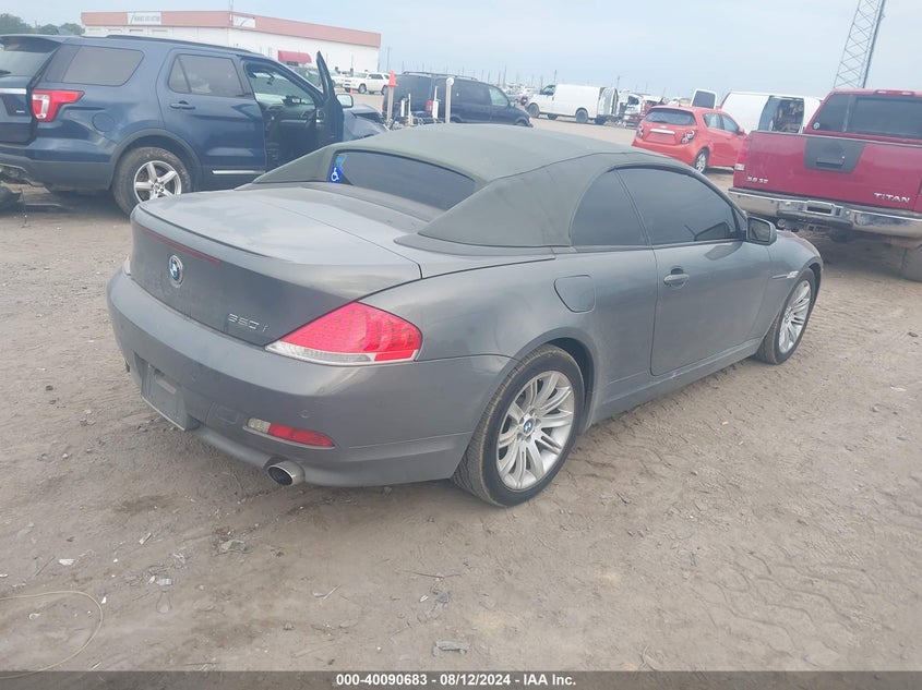2006 BMW 650I VIN: WBAEK13426CN78898 Lot: 40090683