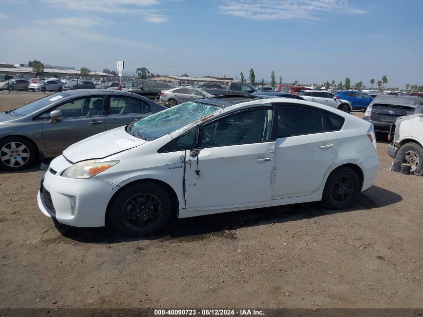 2012 Toyota Prius Three VIN: JTDKN3DU1C1493632 Lot: 40090723