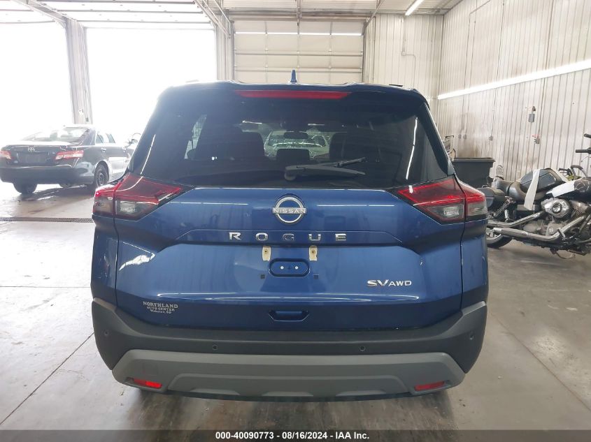 2023 Nissan Rogue Sv Intelligent Awd VIN: 5N1BT3BB0PC797838 Lot: 40090773