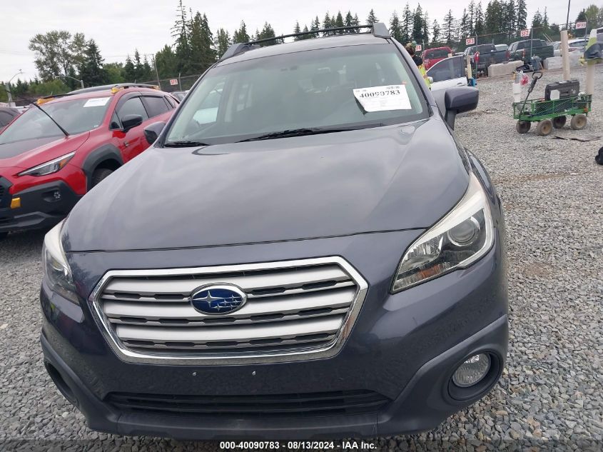 2017 Subaru Outback 2.5I Premium VIN: 4S4BSACC3H3422381 Lot: 40090783