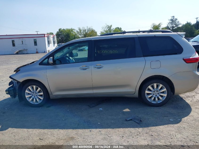 2016 Toyota Sienna Xle 7 Passenger VIN: 5TDDK3DC4GS143560 Lot: 40090806