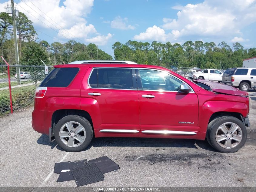 2015 GMC Terrain Denali VIN: 2GKALUEK9F6136516 Lot: 40090810