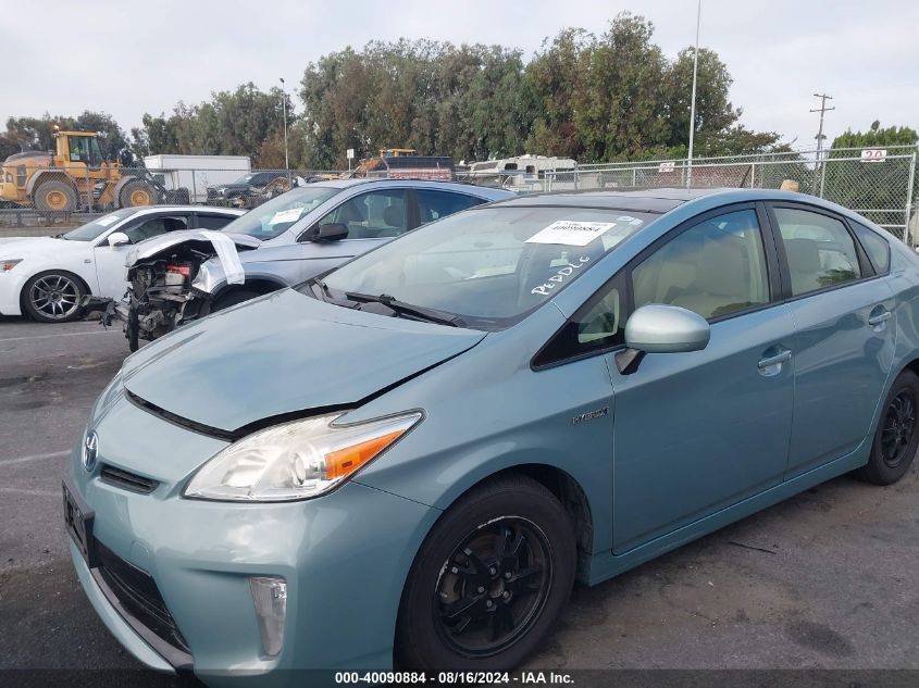 2014 Toyota Prius Four VIN: JTDKN3DU2E1819912 Lot: 40090884