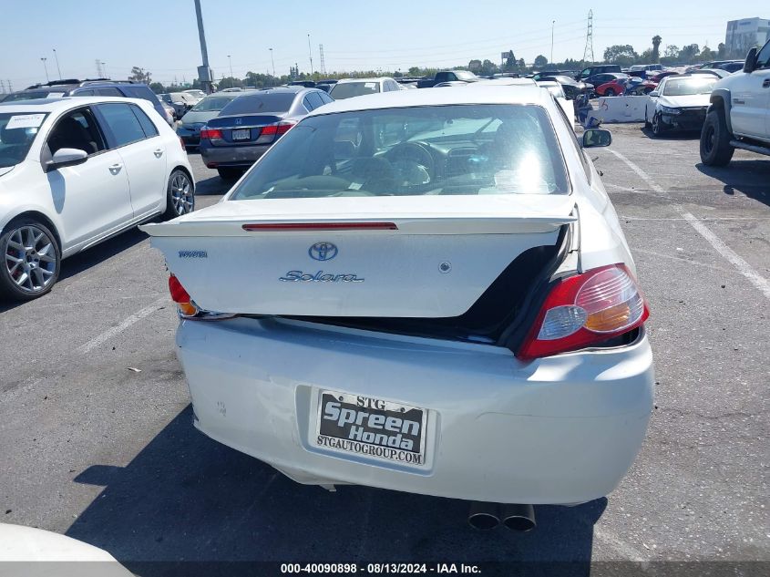 2002 Toyota Camry Solara Sle V6 VIN: 2T1CF28PX2C560786 Lot: 40090898