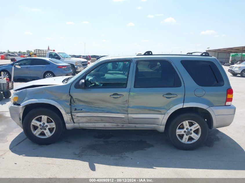 2005 Ford Escape Hybrid VIN: 1FMCU95H15KE33788 Lot: 40090912