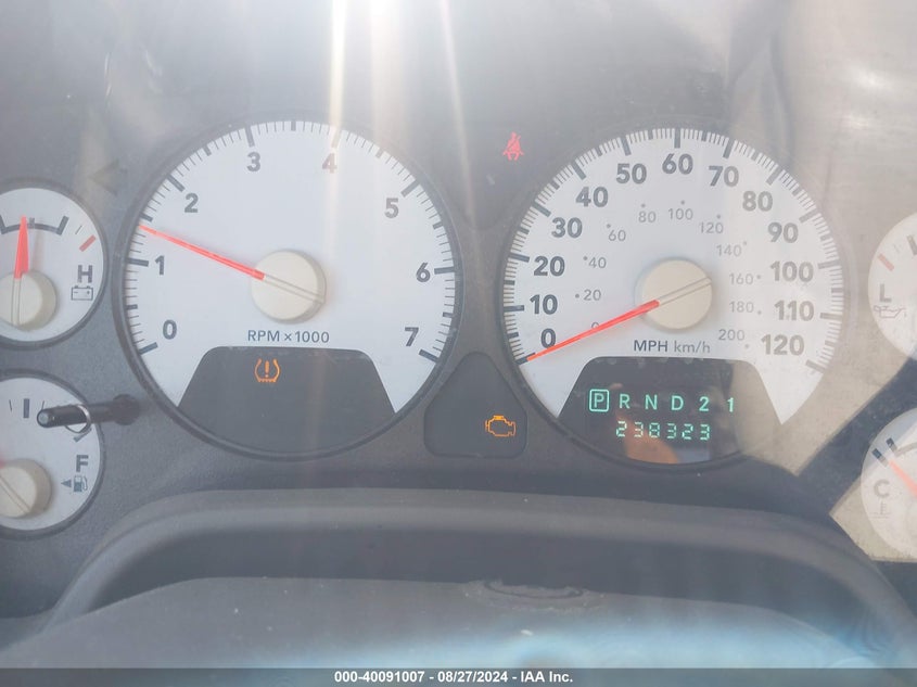 2008 Dodge Ram 1500 Slt VIN: 1D7HA18N78S560982 Lot: 40091007