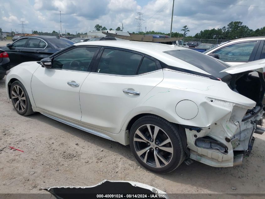 2017 Nissan Maxima 3.5 Sv VIN: 1N4AA6AP5HC426895 Lot: 40091024