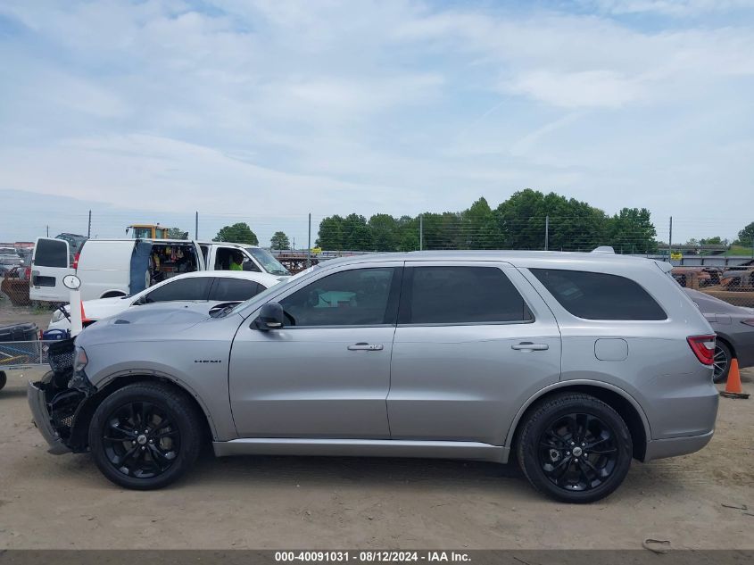 2020 Dodge Durango R/T Rwd VIN: 1C4SDHCT9LC252396 Lot: 40091031