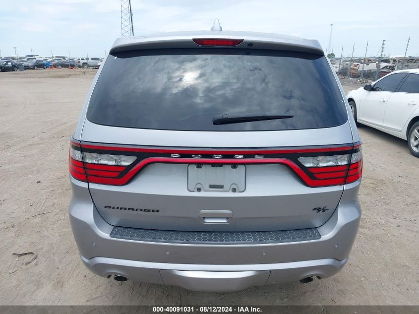 2020 Dodge Durango R/T Rwd VIN: 1C4SDHCT9LC252396 Lot: 40091031