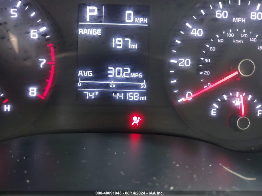 2020 Kia Rio Lx VIN: 3KPA24AD7LE342550 Lot: 40091043