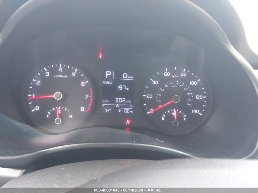 2020 Kia Rio Lx VIN: 3KPA24AD7LE342550 Lot: 40091043