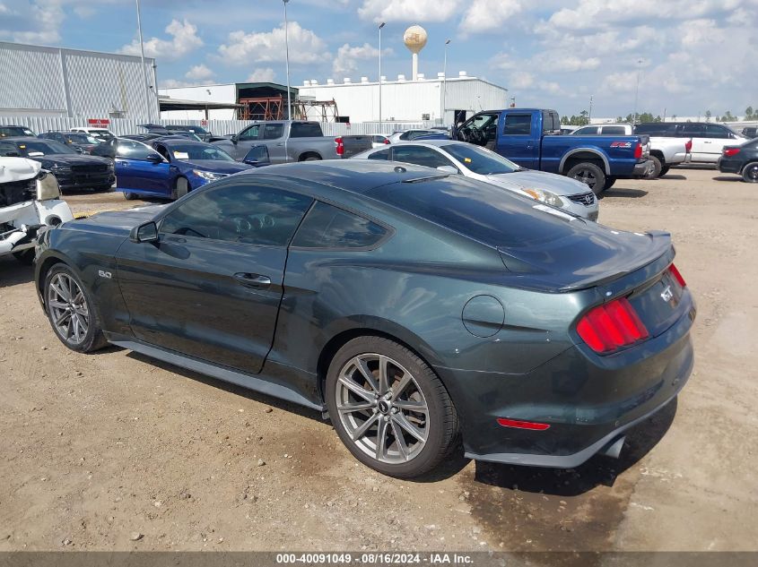 2015 Ford Mustang Gt Premium VIN: 1FA6P8CF4F5424853 Lot: 40091049