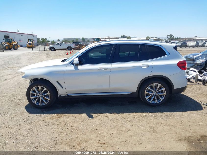 5UXTR7C56KLF23786 2019 BMW X3 Sdrive30I