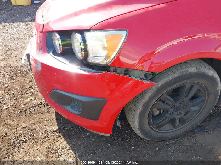 2012 Chevrolet Sonic 2Lt VIN: 1G1JC6SH4C4196502 Lot: 40091129