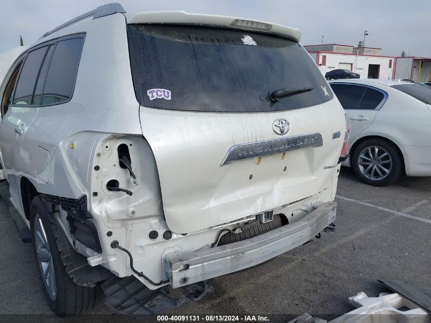 2010 Toyota Highlander Hybrid Hybrid Limited VIN: JTEJW3EH9A2039268 Lot: 40091131