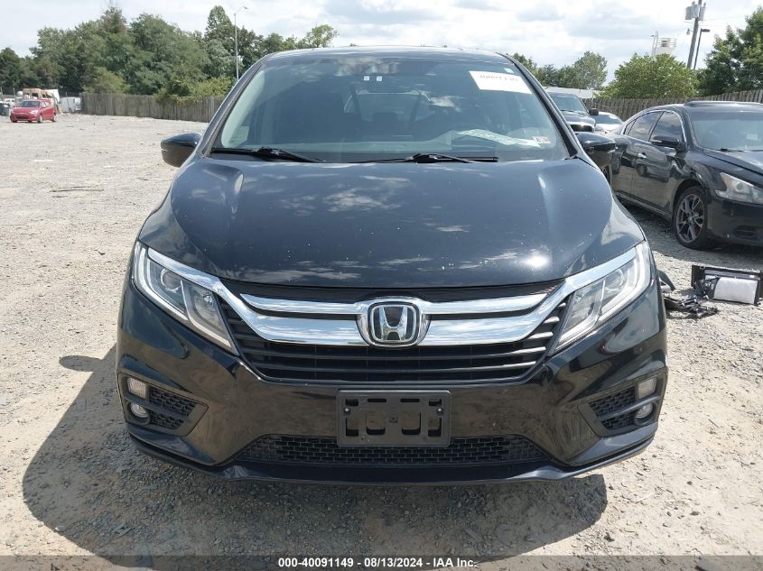 2019 Honda Odyssey Ex-L VIN: 5FNRL6H79KB052816 Lot: 40091149