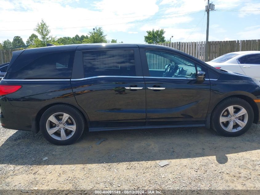 2019 Honda Odyssey Ex-L VIN: 5FNRL6H79KB052816 Lot: 40091149