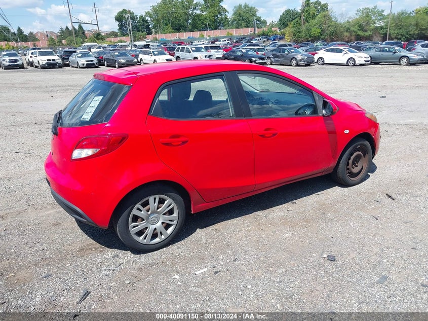 2012 Mazda Mazda2 Sport VIN: JM1DE1KY6C0139582 Lot: 40091150