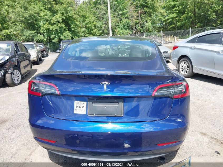 2023 Tesla Model 3 Rear-Wheel Drive VIN: 5YJ3E1EA5PF605634 Lot: 40091156