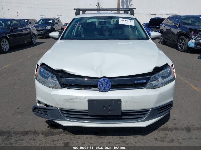 2013 Volkswagen Jetta Hybrid Sel VIN: 3VW637AJ9DM283158 Lot: 40091181