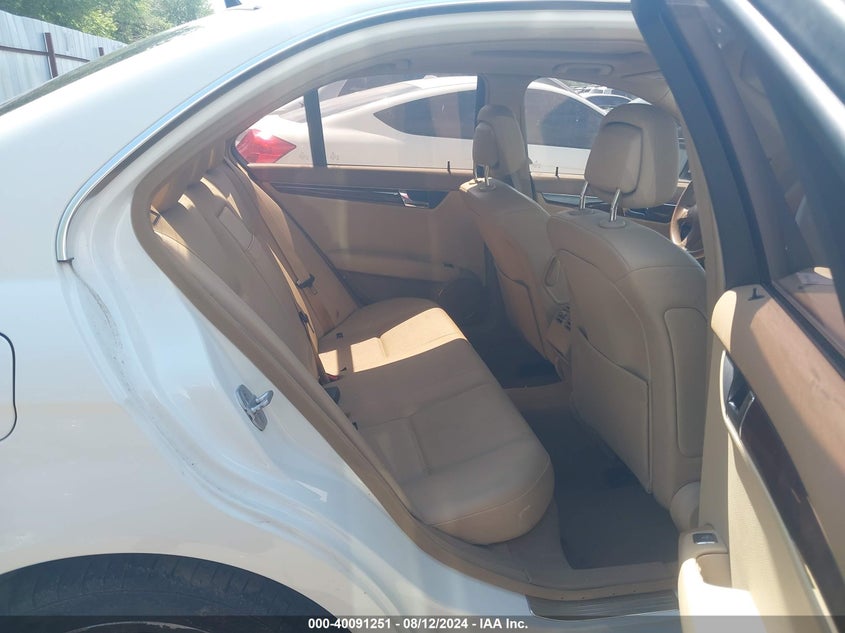 2008 Mercedes-Benz C 300 Luxury 4Matic/Sport 4Matic VIN: WDDGF81X88F093212 Lot: 40091251