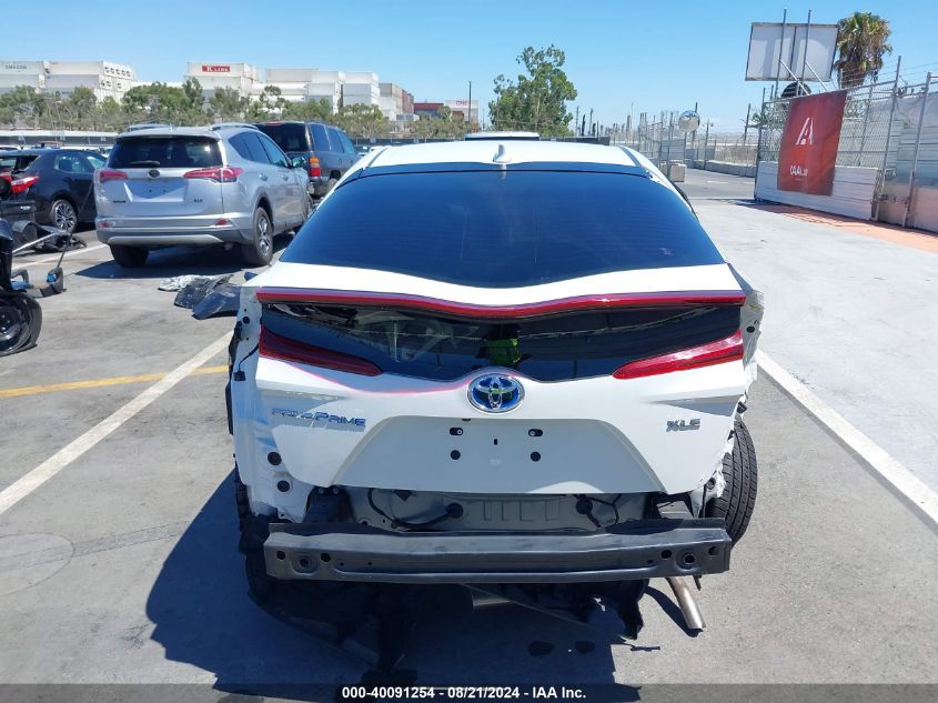 2021 Toyota Prius Prime Xle VIN: JTDKAMFPXM3190167 Lot: 40091254