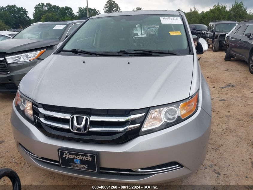 2014 Honda Odyssey Ex-L VIN: 5FNRL5H60EB081756 Lot: 40091268