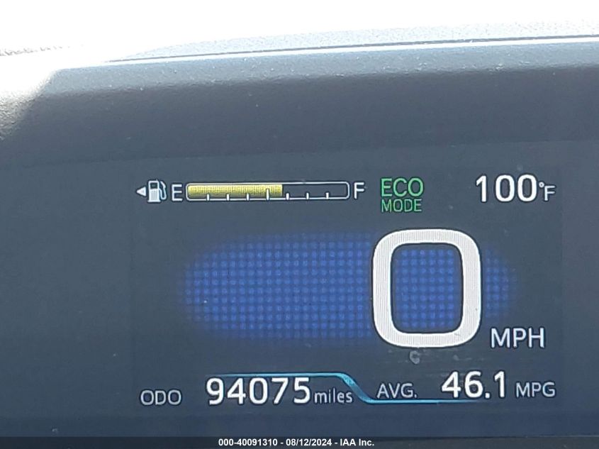 2018 Toyota Prius Three Touring VIN: JTDKARFU6J3061700 Lot: 40091310