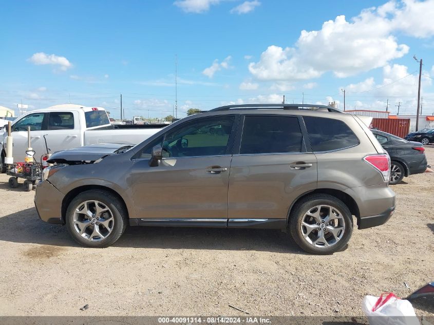 2018 Subaru Forester 2.5I Touring VIN: JF2SJAWC8JH449718 Lot: 40091314