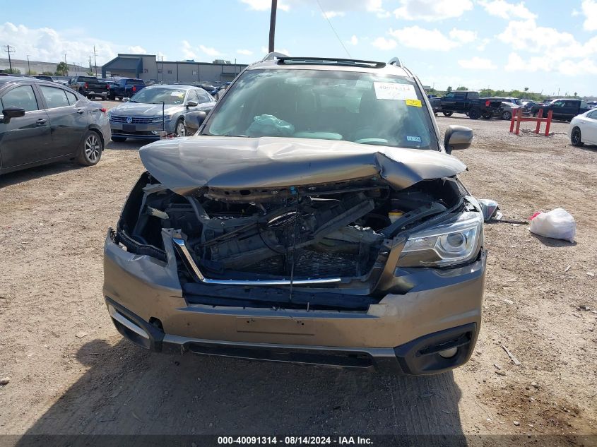 2018 Subaru Forester 2.5I Touring VIN: JF2SJAWC8JH449718 Lot: 40091314