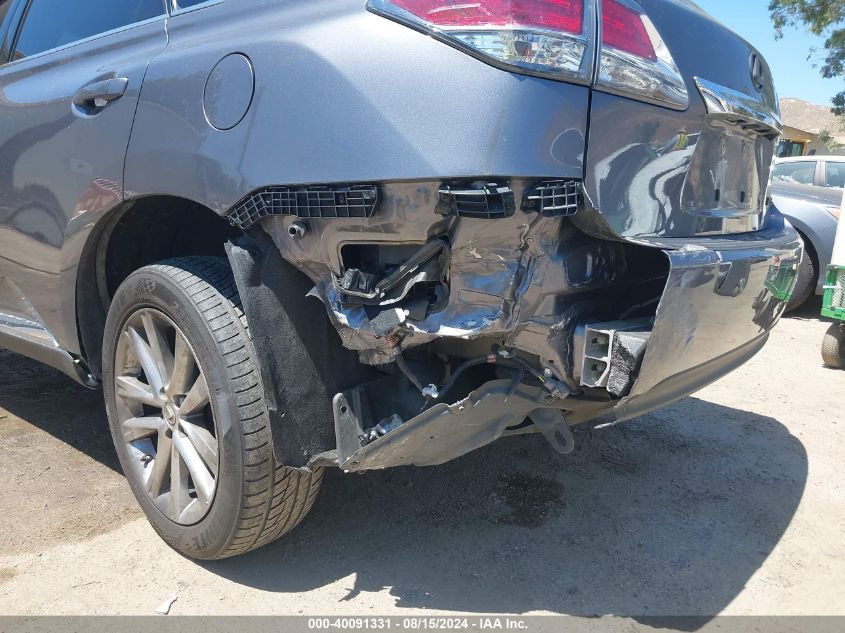 2015 Lexus Rx 350 VIN: 2T2ZK1BA0FC155011 Lot: 40091331